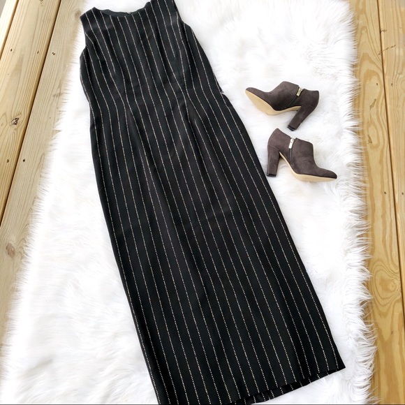 Adrianna Papell Dresses & Skirts - Adrianna Papell Silk Black Sleeveless Maxi Dress